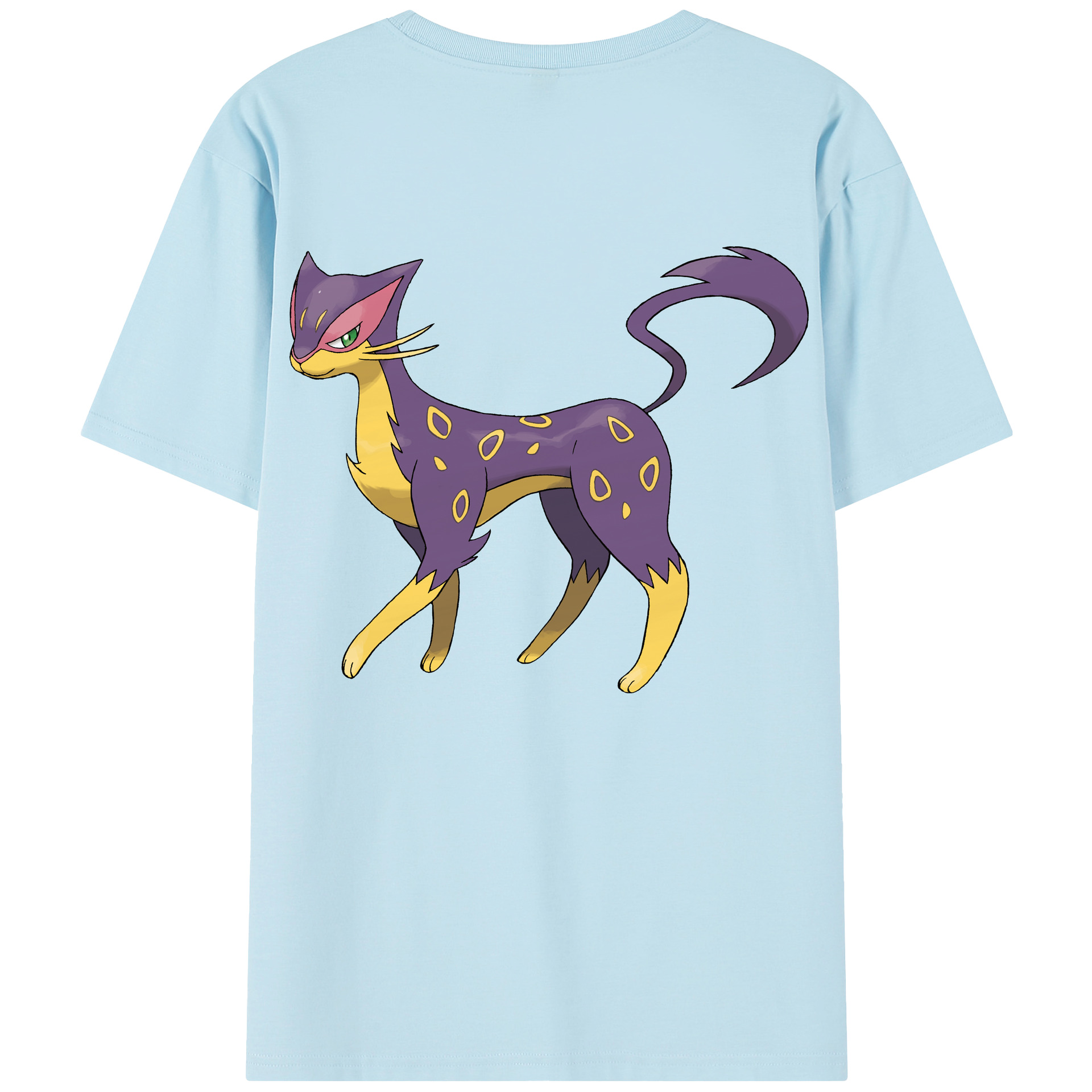 （画像用） ポケットモンスター Pokémon 綿100％半袖Tシャツ（背面プリント）